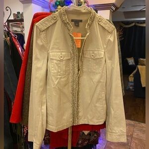 ANN Taylor cream colored Jacket size 8